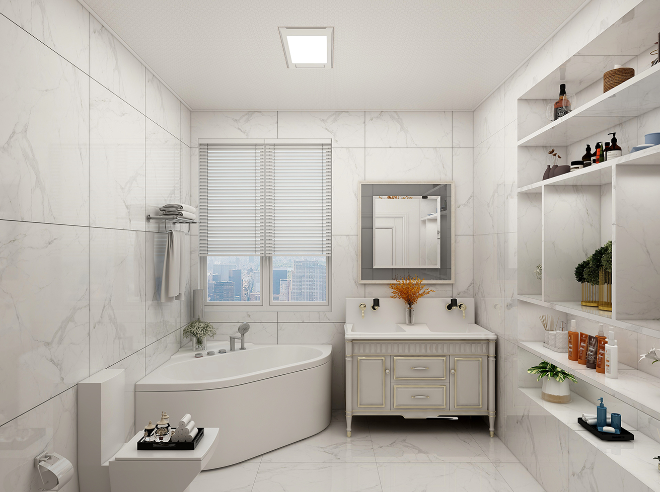 集成吊頂優·促系列時尚白·演繹效果圖