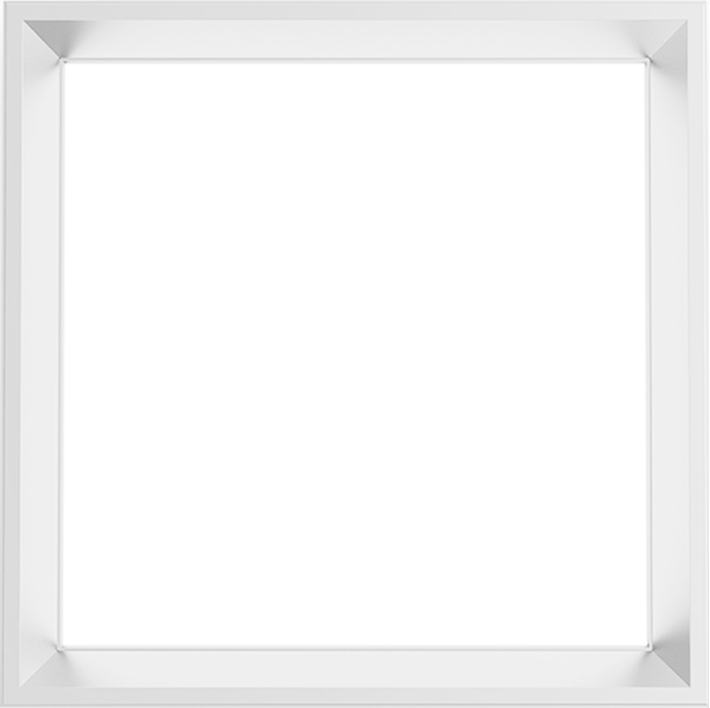 集成吊頂單照明深框三色調(diào)控單照明-納米純白（327×327）效果圖