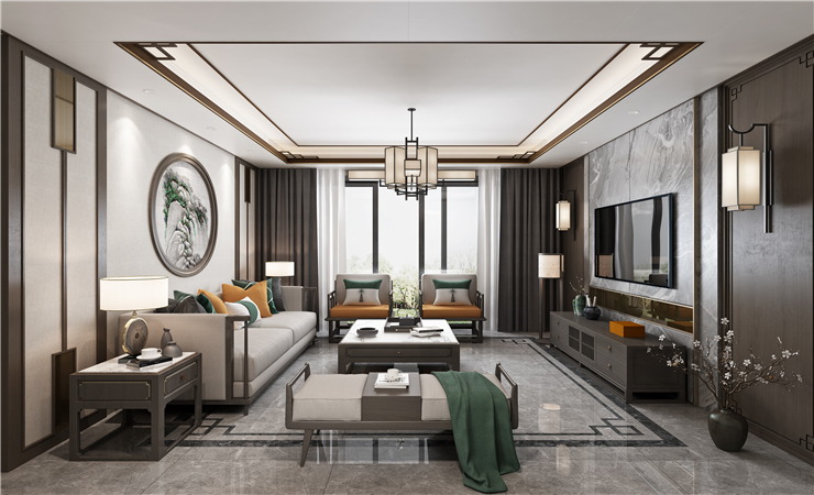 如果您不想做一個櫥柜，可以嘗試懸掛與各種家具風格和各種軟裝飾品兼容的繪畫和裝飾性沙發(fā)背景墻。