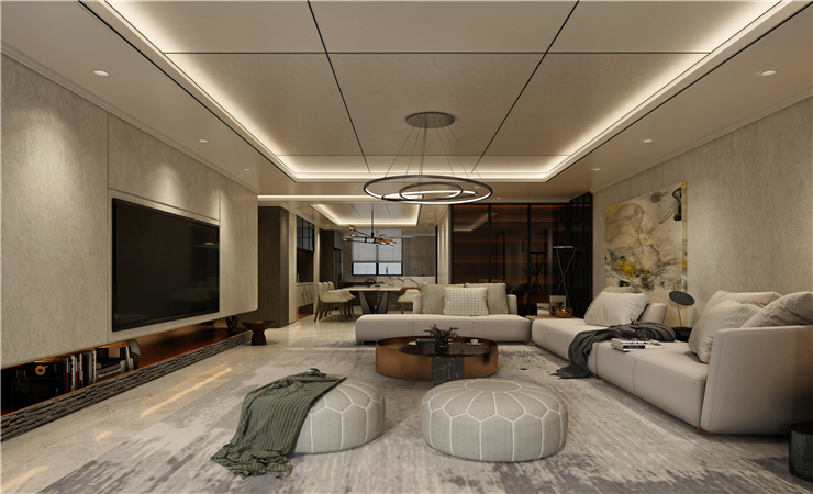 木質沙發(fā)背景墻設計效果圖