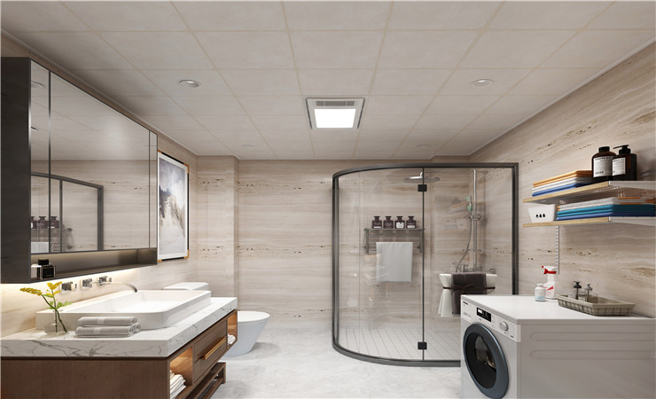 安裝時，我不知道集成吊頂應該安裝多高。 以下是在浴室中安裝集成吊頂的一些準則。